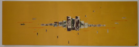 Bambou, Acrylique, 50 X 150 cm