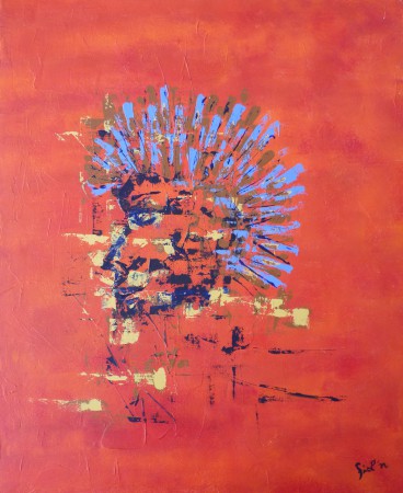Punk, Acrylique, 50 X 61cm